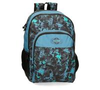 Roll Road Soccer Mochila Escolar, Negro, 33x44x17 cms