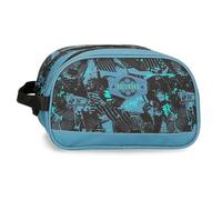 Roll Road Soccer Neceser Adaptable Negro 26x16x12 cms Poliéster