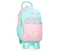 Roll Road Spring Dream Mochila Escolar con Carro Multicolor 33x44x17 cms Poliéster