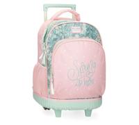 ROLL ROAD Spring is here Mochila Compact 2 Ruedas Rosa 32x43x21 cms Poliéster 28,9L