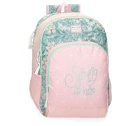 ROLL ROAD Spring is here Mochila Escolar Rosa 33x44x17 cms Poliéster 24,68L