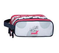Roll Road Teckel Estuche Triple Multicolor 22x10x9 cms Poliester