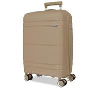 Roll Road Universe Maleta de Cabina Beige, Rígido, Polipropileno