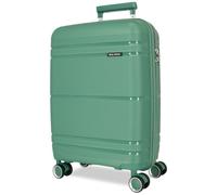 Roll Road Universe Maleta de Cabina Verde 39x55x21 cms Rígido 2,4 kgs Cierre TSA Polipropileno 2,4 kgs 37L Equipaje de Mano