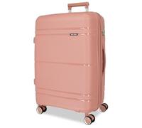 Roll Road Universe Maleta Grande Rosa 50x75x29 cms Rígido 4,1 kgs Cierre TSA Polipropileno 4,1 kgs 96LExtensible