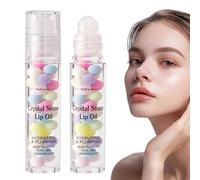 Roll sobre aceite labial | Aceite hidratante de labios: maquillaje de labios incoloro para adolescentes hidratando labial no pegajoso para mujeres