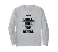 Roll Tap Repeat BJJ Lucha contra el Suelo No-Gi Dojo Manga Larga