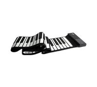 Roll Up 88 Teclas Teclado Musical Digital Adultos Instrumento Musical Portátil Piano Electrónico Piano (Color : Bk)