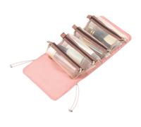 Roll Up Makeup Pouch - Travel Organizer, Cosmetic Storage Bag Kit | Oxford Cloth Hard Pc Build | Vacation Business Trips, Flexible Roll Up Pouch Fits Easily Inside Suitcase Corners For Safety