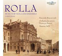 Simonide Braconi; Orchestra da camera “Ferruccio Busoni” - ROLLA: Music for Viola and Ensemble