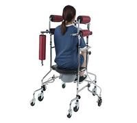 Rollator - Ayuda para caminar para personas mayores y discapacitadas, soporte de movilidad interior con marco de pie para adultos, 150-185 cm