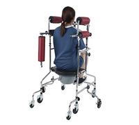 Rollator - Ayuda para caminar para personas mayores y discapacitadas, soporte de movilidad interior con marco de pie para adultos, 150-185 cm