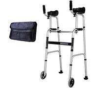 Rollator ility Ayuda para caminar para adultos, ancianos, ancianos, soporte de pie, discapacitados, pacientes obesos, andador, altura ajustable, anhelan