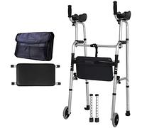 Rollator ility Ayuda para caminar para adultos, ancianos, ancianos, soporte de pie, discapacitados, pacientes obesos, andador, altura ajustable, anhelan