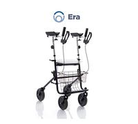 Rollator Pieghevole in Acciao Verniciato - 4 Ruote con Appoggio Antibrachiale - Era