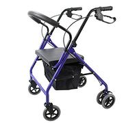 Rollator s Rollator, Folding Walking Frame with Padded Seat Lockable Brakes Ergonomic Handles and Carry Bag