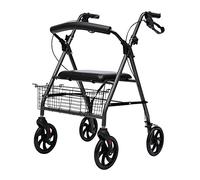 Rollator s Rollator for Seniors,Lightweight Mobility Walking Aid with Seat,Medical with Seat,Folding Transport Wheelchair Rollator