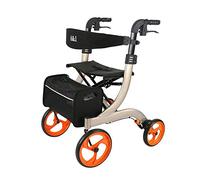 Rollator s Rollator with Seat, 4 Wheels Medical Walking Aids Foldable, Heavy Duty Rollator Lightweight Quality Aluminum Alloy Frame