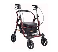 Rollator s Rollator with Seat and Backrest, Easily Folds Rolling, Adjustable Handle Height, Support Up to 272 Pounds for Seniors