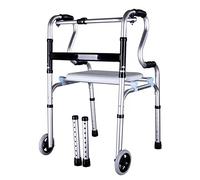 Rollator s s for Seniors Elderly Walking Aid, Wheeled Upright Posture Rolling, Disabled Wheelchair, Elderly with Seat, Adjustable Height Upright Rollator Wal
