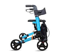 Rollator s s for Seniors Premium Wheels, Basket of Elderly, The Elderly Can Take A Baby Stroller, Folding in Aluminum Alloy Scooter On Four Wheels, Wheelchairs Roll