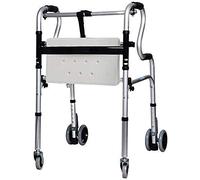 Rollator s Upright Rollator s for Seniors,Stand Up Rolling with Seats,Rolling Mobility Aid,Elderly Trolley, Rehabilitation Four-Wheel Shock-Absorbing Roller