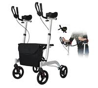 Rollator Walker, Walker Lite Para Personas Mayores Y Adultos, Plegable De Pie Con Asientos Y Ruedas De 8 U201D, Apoyabrazos Y Respaldo Acolchados, Ayuda Para Caminar Con Movilidad Alta Y Ruedas