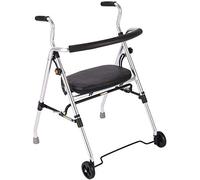 Rollator Walker Walking Aids 2 Ruedas portátil, Andador médico con Pedal, Andador con Respaldo cómodo, Utilizado para Personas Mayores Que Caminan Interesting