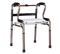 Rollator Walker Walking Mobility Aid with Bath Plate Standard Walkers for Seniors Height Adjustable Lightweight Walking Frames VBTJWRFE