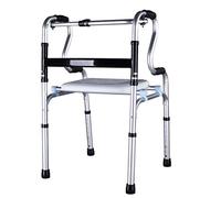 Rollators Andador para Ancianos Muletas De Aluminio Bastidor para Caminar para Discapacitados Bastón Antideslizante con Hospital,Muletas Hola