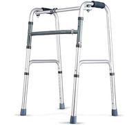 Rollators para personas mayores Rejilla para inodoro plegable de aleación de aluminio adecuada para personas mayores que caminan con capacidad de 150 kg (Gris) El doble de comodidad
