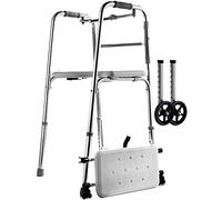 Rollators Plegables De Aluminio Ligero Con Ruedas, Altura Ajustable, Ayuda A Caminar, Marco De Mano Para Rehabilitación De Ancianos