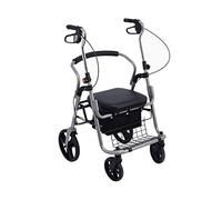 Rollators Walker Andador con Ruedas con Asiento y Ruedas Andadores Plegables de aleación de Aluminio, ayudas para la Movilidad, Marco para Caminar Interesting