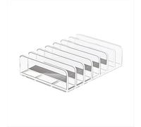 Rollbacks & More - Estante organizador transparente de acrílico para CD/DVD, soporte de exhibición para CD/DVD, con capacidad para varios discos.