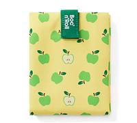 Roll'eat ® | Bolsa Merienda, Porta Bocadillos con Envoltorio Reutilizable, Porta Alimentos Ecológico sin BPA, Bolsa de Tela, Modelo Apple - Boc'n'Roll Fruits