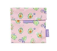 Roll'eat ® | Mr. Wonderful Porta Sandwich Reutilizable, Bolsa Ecológica sin BPA, Porta Bocadillo de Color Avocado - Snack'n'Go