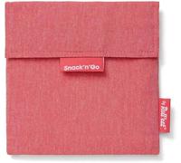 Roll'eat - Snack'n'Go Eco - Bolsa Merienda Porta Snacks Ecológica y Reutilizable sin BPA | Funda Porta Sandwich, Unisex, Color Rojo