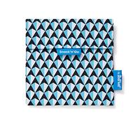 Rolleat - Snack'n'Go Tiles - Bolsa Merienda Porta Snacks Ecológica y Reutilizable sin BPA | Funda Porta Sandwich, Unisex, Color Azul