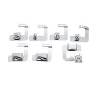 Rolled Hem Presser Foot Set Multifunctional Steel Hemming Foot Kit with 7 Sizes for Home Sewing Machines Singer Butterfly