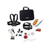 Rollei Actioncam Accesorios Set Watersports I Set de 22 Piezas I Ideal para Todas Las Actividades acuáticas I Compatible con Todas Las Actioncams GoPro I Incluye Bolsa de Accesorios