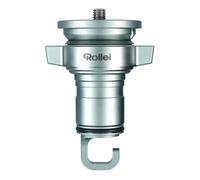 Rollei Adaptador de nivelación para Lion Rock Pro - Estable en 360°, Flexible inclinable, soporta hasta 20 kg