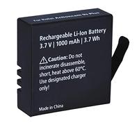 Rollei Batería adicional Actioncam 8s 9s Plus, batería de repuesto con capacidad de iones de litio de 1000 mAh, negra