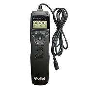 Rollei Cable disparador remoto - Fácil de usar, pantalla LCD retroiluminada - Negro