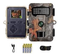Rollei Cámara de Caza HD 30 con resolución 4K - 48 MP Fotos, detección de Movimiento, visión Nocturna, Pantalla IPS de 2 Pulgadas, grabación Continua, grabación Continua, diseño de Camuflaje, fácil