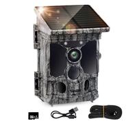 Rollei Cámara de Caza Solar Camara Fototrampeo 4K 48MP con App | Camera Nocturna Animales con Detector de Movimiento y Batería 5200mAh 0,3s Cámara Caza 4K con Tarjeta SD de 32GB IP66