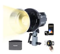 Luz Video, Rollei Candela 100 W Bi Color Foco Vídeo Profesional Portátil 800 g Iluminación Continua DC/Tipo C con App para Filmación Entrevistas Transmisión, Luz-Video-Foco-LED-Fotografia