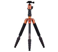 Rollei Compact Traveler No.1 Aluminum Tripod Trípode de viaje V2 - Naranja