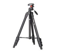 Rollei Compact Traveler Star S1 Alu Negro 120cm in abeza de trípode y bolsa