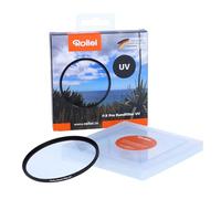Rollei Extremium UV Round Filter 49 mm - Filtro UV y filtro protector con anillo de titanio de vidrio Gorilla con recubrimiento especial - Tamaño: 49 mm