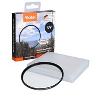 Rollei Extremium UV Round Filter 49 mm - Filtro UV y filtro protector con anillo de titanio de vidrio Gorilla con recubrimiento especial - Tamaño: 49 mm